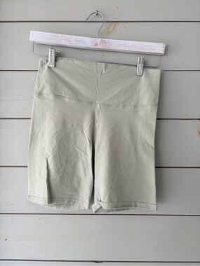TNA High-Rise Biker Shorts Sage Green Size M